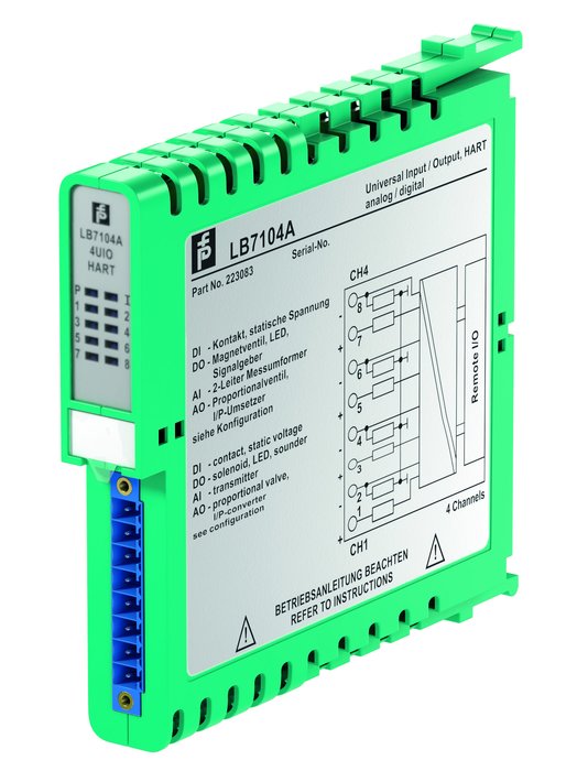 Sistema LB/FB: E/S remotas que ahorran espacio